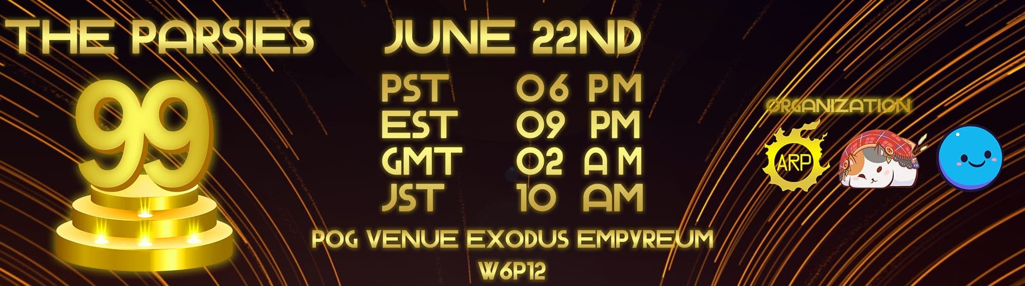 The Parsies information banner